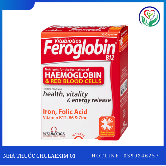FEROGLOBIN CAPSULES H/30V VITABIOTICS