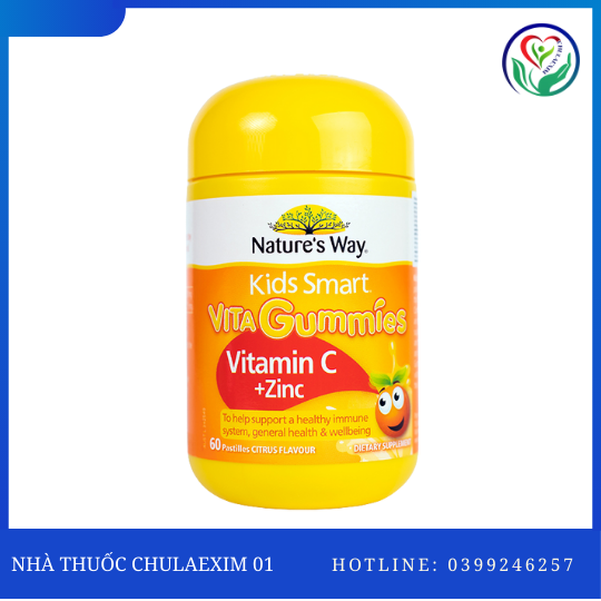 NATURE'S WAY KIDS SMART VITA GUMMIES VITAMIN C + ZINC