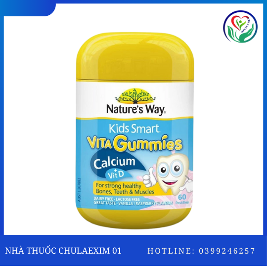 NATURE'S WAY KIDS SMART VITA GUMMIES CALCIUM + VITAMIN D