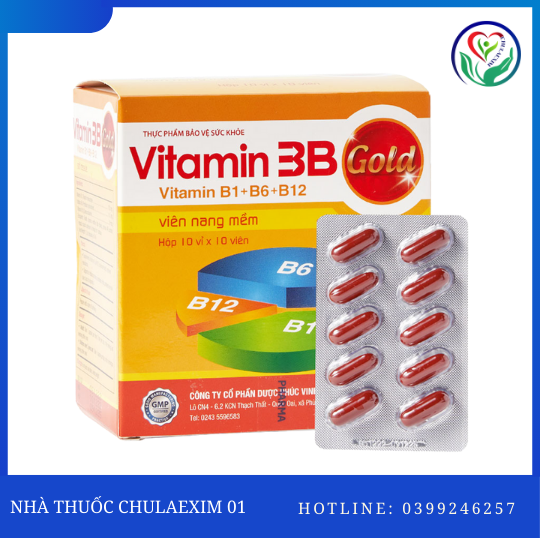 VITAMIN 3B GOLD PHÚC VINH (HỘP 100 VIÊN)