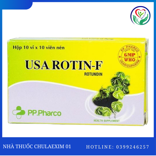 USA ROTIN-F ( HỘP 10 VỈ X 10 VIÊN NÉN)