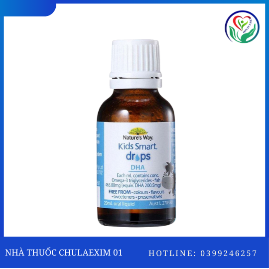 KIDS SMART DROPS DHA NATURE'S WAY (HỘP 1 CHAI 20ML)