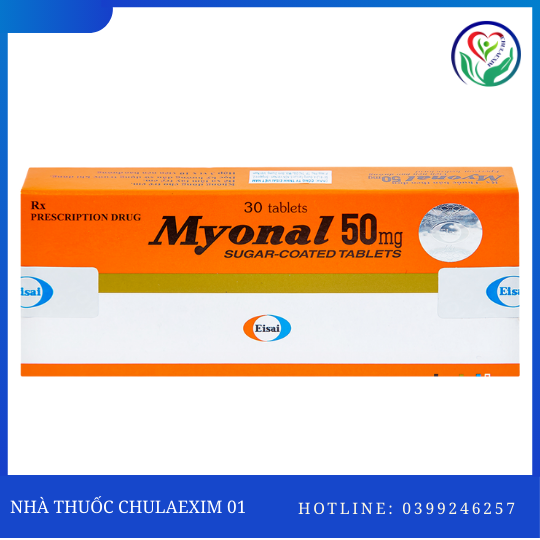 MYONAL 50MG