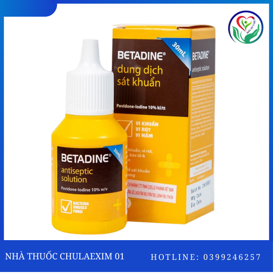 BETADINE ANTISEPTIC SOLUTION 10% 30ML