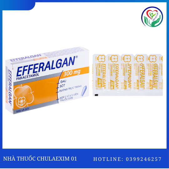 EFFERALGAN SUPPO 300MG