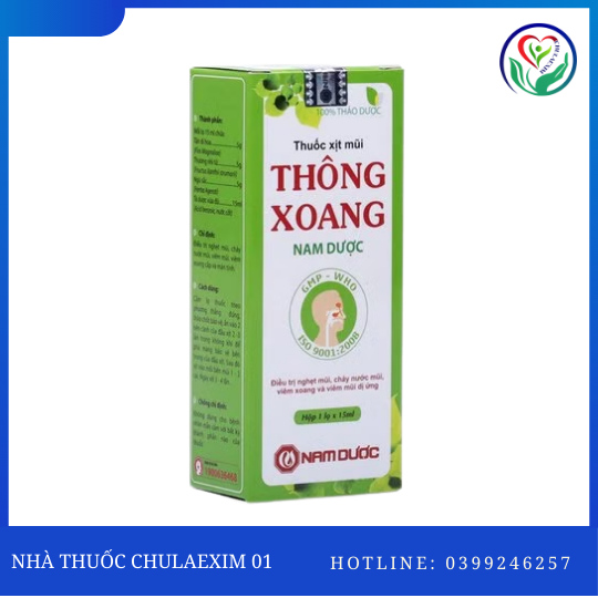 THÔNG XOANG TÁN (XỊT MŨI)