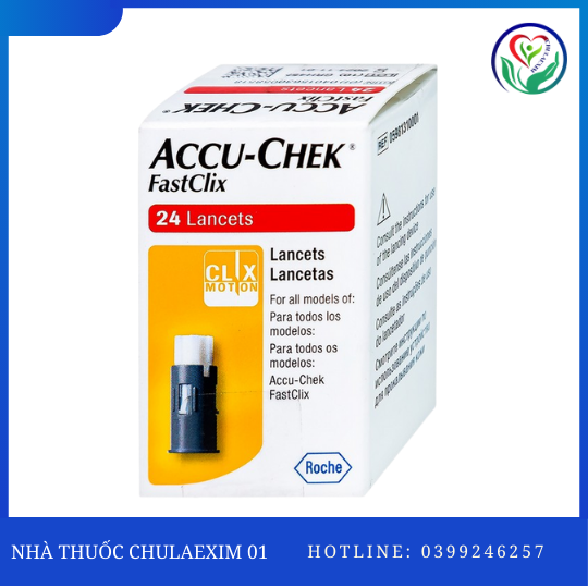 KIM LẤY MÁU ACCU-CHEK FASTCLIX (HỘP 24 KIM)