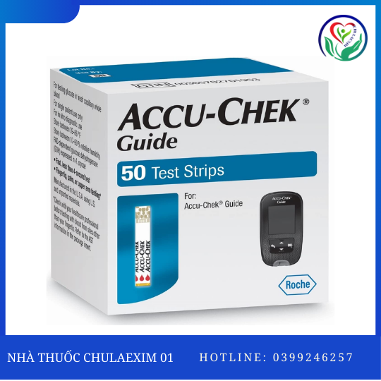 QUE THỬ ĐƯỜNG HUYẾT ACCU-CHEK GUIDE (HỘP 50 QUE)
