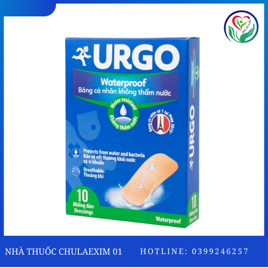 URGO WASHPROOF (HỘP 10 MIẾNG)