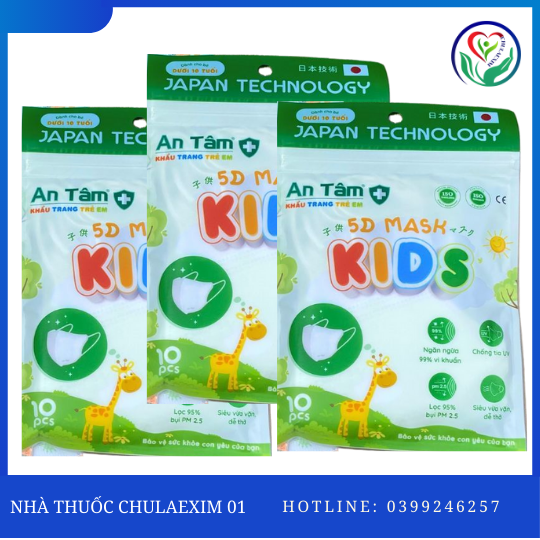 KHẨU TRANG AN TÂM 5D KIDS