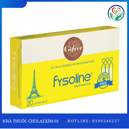 FYSOLINE SEPTINASAL (HỘP 20 ỐNG)