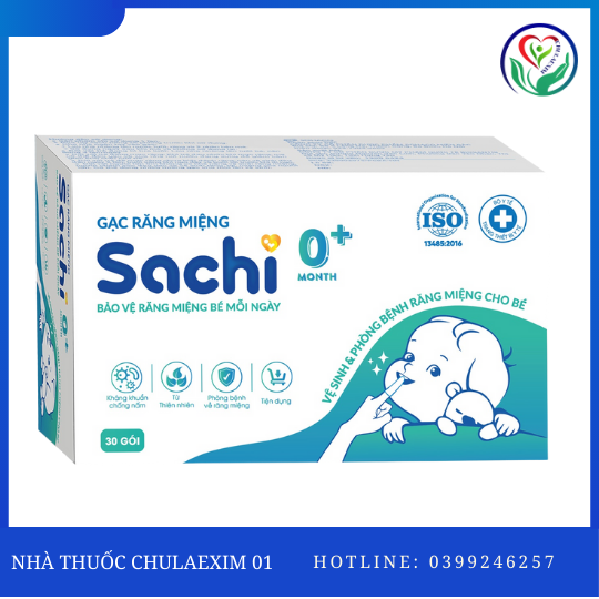 GẠC RĂNG MIỆNG SACHI 0+ (HỘP 30 GÓI)