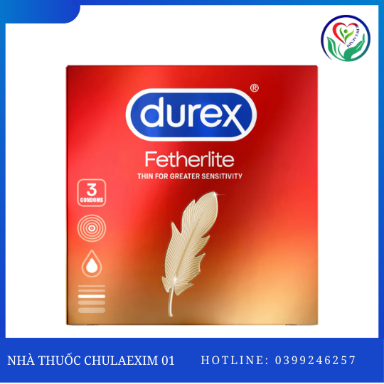 DUREX-BCS FETHERLITE (HỘP 3 CÁI)