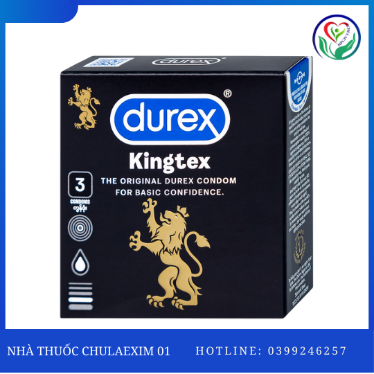 BAO CAO SU DUREX KINGTEX HỘP 3 CÁI RECKITT BENCKISER