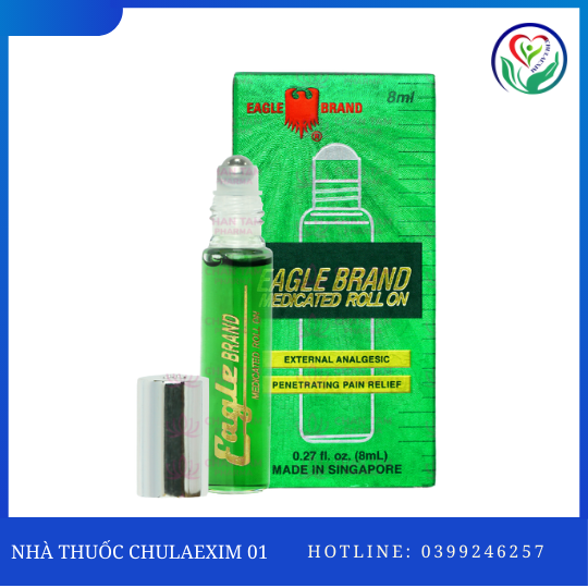 DẦU XANH LĂN CON Ó 8 ML