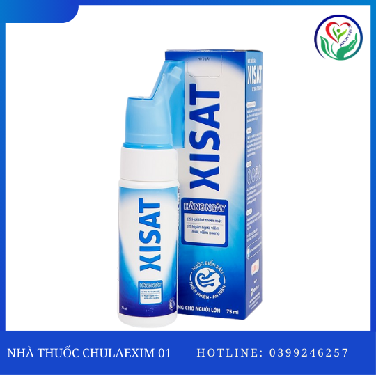 DUNG DỊCH VỆ SINH MŨI -NGƯỜI LỚN NƯỚC BIỂN SÂU XISAT (75 L)