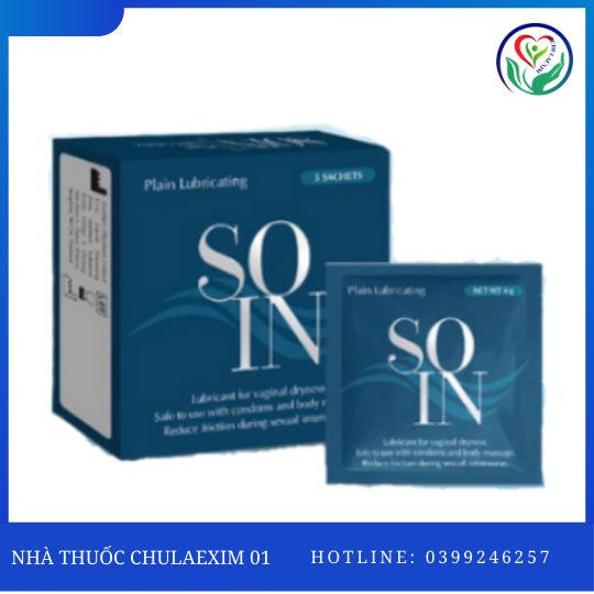SOIN PLAIN LUBRICATING- GÓI GEL BÔI TRƠN (HỘP 5 GÓI X 4G)