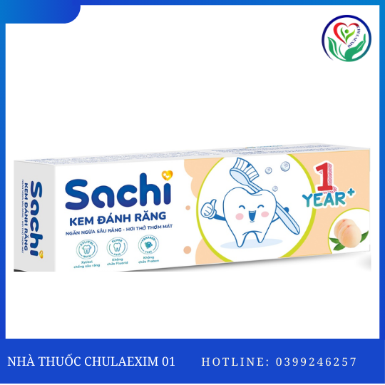 KEM ĐÁNH RĂNG TRẺ EM SACHI HƯƠNG ĐÀO