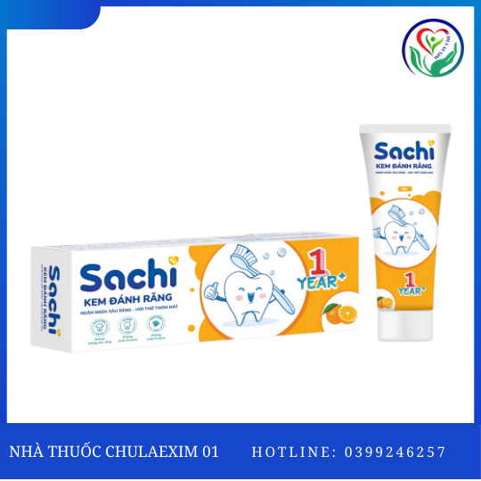 KEM ĐÁNH RĂNG TRẺ EM SACHI HƯƠNG CAM