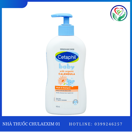 Sữa tắm gội toàn thân Cetaphil Baby 2in1 Organic Calendula