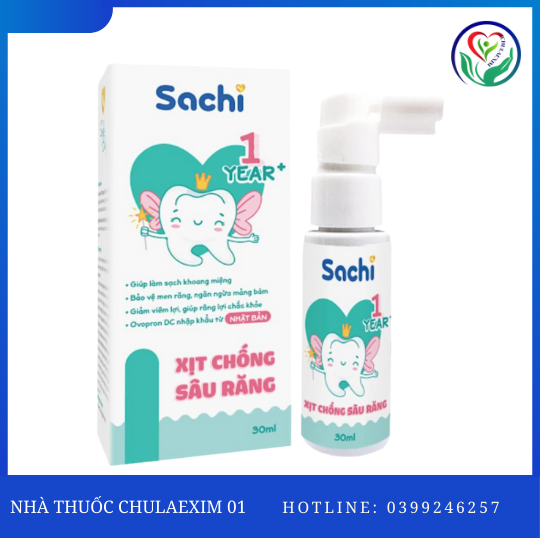 XỊT CHỐNG SÂU RĂNG SACHI 30 ML