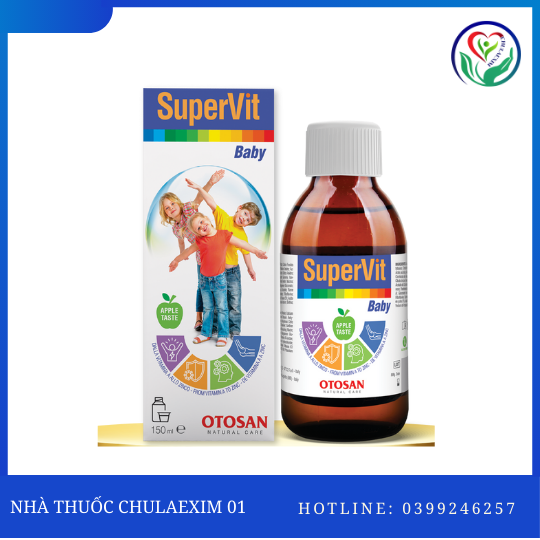 TPBVSK OTOSAN SUPERVIT BABY - HỖ TRỢ BỔ SUNG VITAMIN VÀ TĂNG CƯỜNG SỨC KHỎE ( CHAI 150ML)