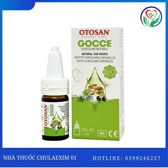 Dung Dịch Nhỏ Tai Otosan Giúp Kháng Khuẩn, Chống Viêm Nhiễm Trùng Tai (Chai 10ml)