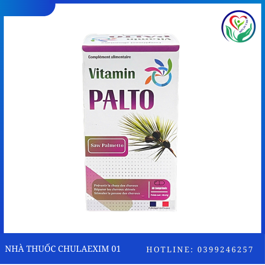 TPBVSK VITAMIN PALTO - HỖ TRỢ KÍCH THÍCH MỌC TÓC (HỘP 60 VIÊN)