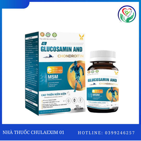TPBVSK AD GLUCOSAMIN AND CHONDROITIN (HỘP 30 VIÊN)