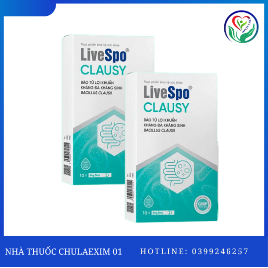 TPBVSK LIVESPO CLAUSY (HỘP 10 ỐNG)