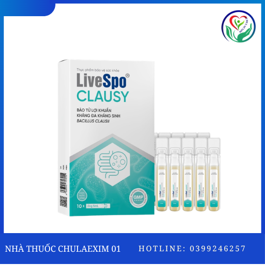 TPBVSK LIVESPO CLAUSY (HỘP 10 ỐNG)